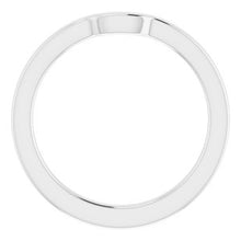 Charger l'image dans la galerie, Sterling Silver Band for 6x4 mm Emerald Ring
