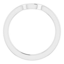 Charger l'image dans la galerie, Sterling Silver Band for 8x6 mm Emerald Ring
