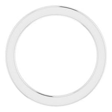 Charger l'image dans la galerie, Sterling Silver Band for 4 mm Square Ring
