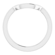 Charger l'image dans la galerie, Sterling Silver Band for 12x10 mm Emerald Ring
