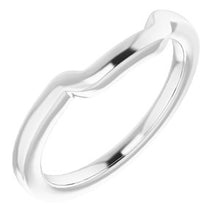 Charger l'image dans la galerie, Sterling Silver Band for 9 mm Square Ring
