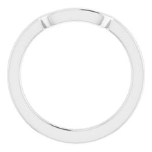 Charger l'image dans la galerie, Sterling Silver Band for 9 mm Square Ring
