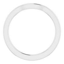Charger l'image dans la galerie, Sterling Silver Band for 6.5 mm Square Ring
