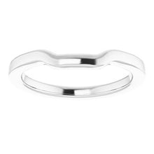 Charger l'image dans la galerie, Sterling Silver Band for 8 mm Square Ring
