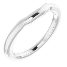 Charger l'image dans la galerie, Sterling Silver Band for 7 mm Square Ring

