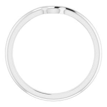 Charger l'image dans la galerie, Sterling Silver Band for 6x4 mm Oval Ring
