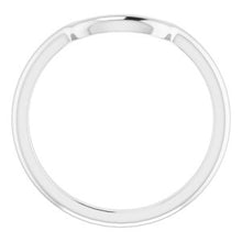 Charger l'image dans la galerie, Sterling Silver Band for 11 mm Cushion Ring
