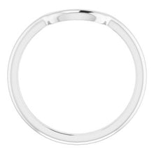 Load image into Gallery viewer, Sterling Silver Band for 10 mm Cushion Ring
