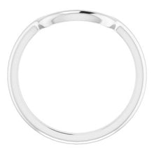 Charger l'image dans la galerie, Sterling Silver Band for 14 mm Cushion Ring
