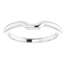 Charger l&#39;image dans la galerie, Sterling Silver Band for 7x5 mm Emerald Ring
