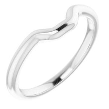 Load image into Gallery viewer, Sterling Silver Band for 9x7 mm Emerald Ring
