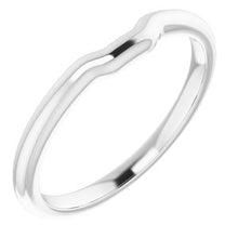 Charger l'image dans la galerie, Sterling Silver Band for 4.5 mm Square Ring
