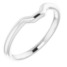 Charger l'image dans la galerie, Sterling Silver Band for 8x6 mm Emerald Ring
