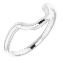Load image into Gallery viewer, Sterling Silver Band for 14x10 mm Emerald Ring
