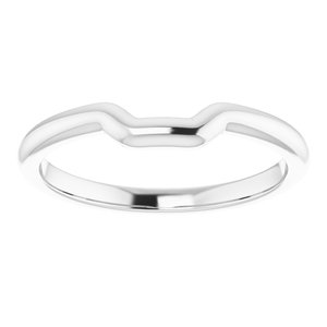 Sterling Silver Band for 7 mm Square Ring