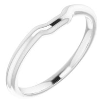 Charger l'image dans la galerie, Sterling Silver Band for 5 mm Square Ring
