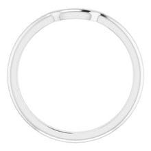 Charger l'image dans la galerie, Sterling Silver Band for 5 mm Square Ring
