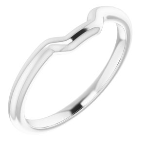 Sterling Silver Band for 7.5 mm Square Ring