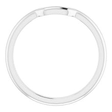 Charger l&#39;image dans la galerie, Sterling Silver Band for 7.5 mm Square Ring
