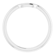 Charger l'image dans la galerie, Sterling Silver Band for 6 mm Square Ring
