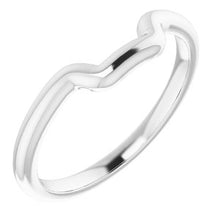 Load image into Gallery viewer, Sterling Silver Band for 10 mm Square Ring
