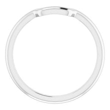 Load image into Gallery viewer, Sterling Silver Band for 9 mm Square Ring
