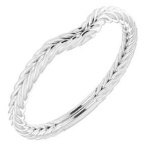 Charger l'image dans la galerie, Sterling Silver Band for 6 mm Round Ring
