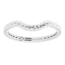 Charger l'image dans la galerie, Sterling Silver Band for 8 mm Round Ring
