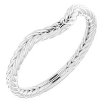 Charger l'image dans la galerie, Sterling Silver Band for 7.4 mm Round Ring
