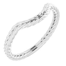 Charger l'image dans la galerie, Sterling Silver Band for 8.8 mm Round Ring
