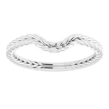 Charger l'image dans la galerie, Sterling Silver Band for 8x6 mm Oval Ring
