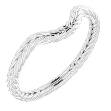 Charger l'image dans la galerie, Sterling Silver Band for 9x7 mm Oval Ring
