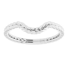 Charger l'image dans la galerie, Sterling Silver Band for 9x7 mm Oval Ring
