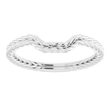 Charger l'image dans la galerie, Sterling Silver Band for 8x6 mm Emerald Ring
