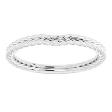 Charger l'image dans la galerie, Sterling Silver Band for 5x3 mm Emerald Ring
