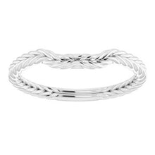 Charger l'image dans la galerie, Sterling Silver Band for 6.5 mm Square Ring
