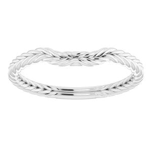 Sterling Silver Band for 6 mm Square Ring