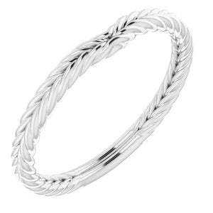 Sterling Silver Band for 5x3 mm Marquise Ring