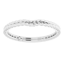 Charger l'image dans la galerie, Sterling Silver Band for 5x3 mm Marquise Ring
