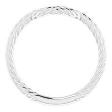 Charger l'image dans la galerie, Sterling Silver Band for 7 mm Square Ring
