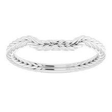 Charger l'image dans la galerie, Sterling Silver Band for 7 mm Square Ring
