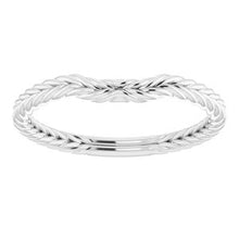 Charger l'image dans la galerie, Sterling Silver Band for 5.5 mm Square Ring
