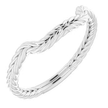 Charger l'image dans la galerie, Sterling Silver Band for 9 mm Square Ring
