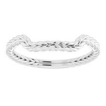 Charger l'image dans la galerie, Sterling Silver Band for 9 mm Square Ring
