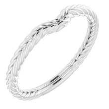 Charger l'image dans la galerie, Sterling Silver Band for 6x3 mm Marquise Ring

