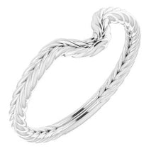 Load image into Gallery viewer, Sterling Silver Band for 9x4.5 mm Marquise Ring
