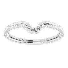 Charger l'image dans la galerie, Sterling Silver Band for 8x4 mm Marquise Ring

