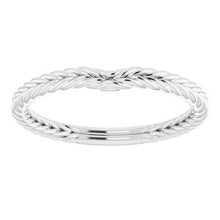 Charger l'image dans la galerie, Sterling Silver Band for 5x3 mm Pear Ring
