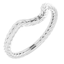 Charger l'image dans la galerie, Sterling Silver Band for 10x8 mm Oval Ring
