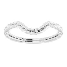 Charger l'image dans la galerie, Sterling Silver Band for 10x8 mm Oval Ring
